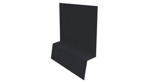 Планка стартовая фальц 135x30x55 мм, 7024 графитовый серый глянцевый