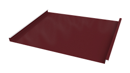 Фальцевая кровля 562/550x0,65 мм, 3005 винно-красный глянцевый