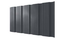 Профнастил К20 1195/1130x0,4 мм, 7011 железно-серый глянцевый