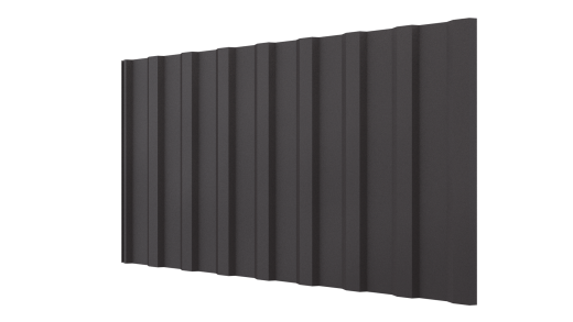 Профнастил С20R 1150/1100x0,5 мм, 8019 серо-коричневый матовый