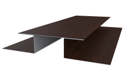 Планка стыковочная сложная 75x2000 мм, Antique wood