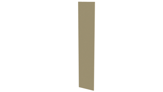 Крепежная планка 10x40x10 мм, 1014 слоновая кость глянцевый