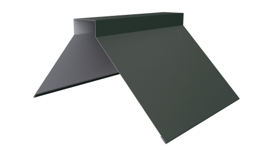 Конёк фигурный 150x150x2000 мм, 6009 пихтовый зеленый матовый