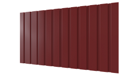 Профнастил С10 1155/1100x0,45 мм, 3011 коричнево-красный глянцевый