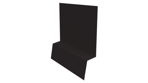 Планка стартовая фальц 135x30x55 мм, 8019 серо-коричневый глянцевый