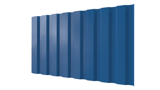 Профнастил С20A 1150/1100x0,3 мм, 5015 небесно-синий глянцевый