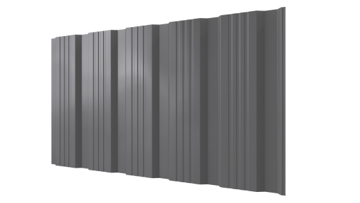 Профнастил К20 1195/1130x0,4 мм эконом, 7037 пыльно-серый глянцевый