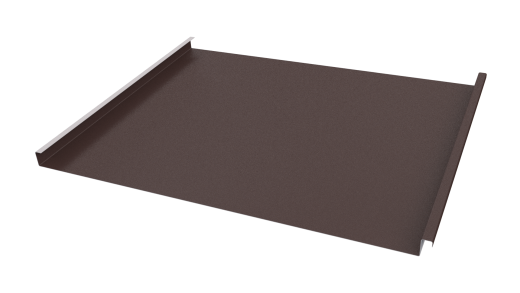Фальцевая кровля 562/550x0,5 мм, 8017 шоколадно-коричневый матовый