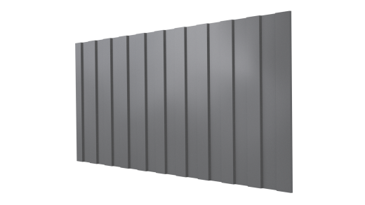 Профнастил С8 1200/1150x0,3 мм, 7037 пыльно-серый глянцевый