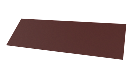 Планка завершающая 65x2000 мм, 3009 оксид красный матовый
