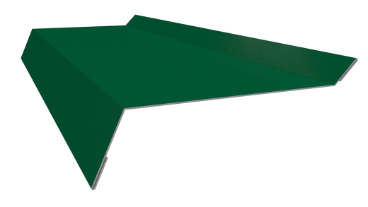 Планка примыкания в штробу 20x60x10 мм, 6029 мятно-зеленый глянцевый