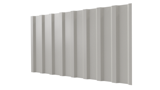 Профнастил С20B 1150/1100x0,65 мм, 9002 светло-серый глянцевый