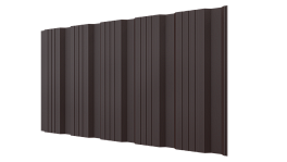 Профнастил К20 1195/1130x0,45 мм, 8017 шоколадно-коричневый матовый