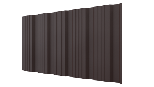 Профнастил К20 1195/1130x0,45 мм, 8017 шоколадно-коричневый матовый