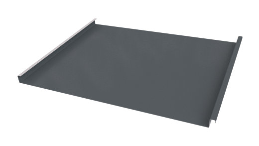 Фальцевая кровля 562/550x0,5 мм, 7011 железно-серый глянцевый