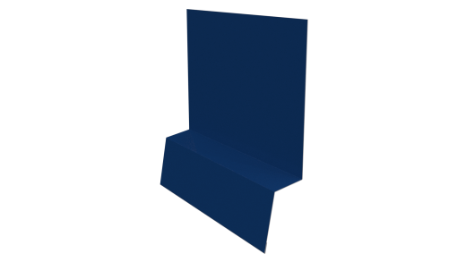 Планка стартовая фальц 135x30x55 мм, 5005 сигнальный синий глянцевый