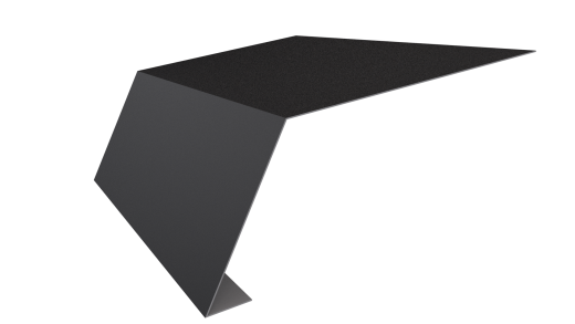 Планка карнизная 100x65x2000 мм, 9005 черный янтарь матовый