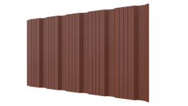 Профнастил К20 1195/1130x0,5 мм, 8004 медно-коричневый матовый