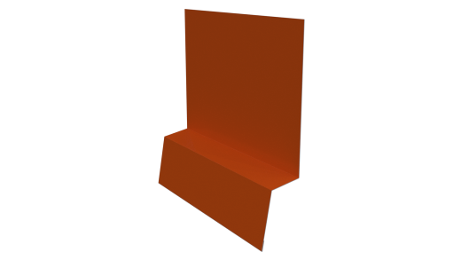 Планка стартовая фальц 135x30x55 мм, 2004 оранжевый глянцевый