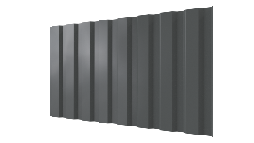 Профнастил С20A 1150/1100x0,7 мм, 7005 мышино-серый глянцевый