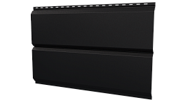 Л-брус 264/240x0,45 мм, 9005 черный янтарь матовый