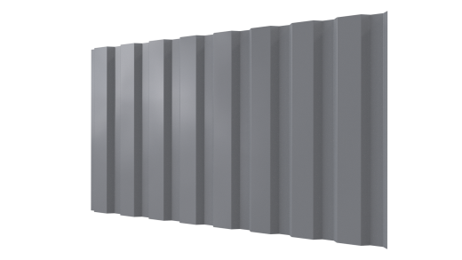 Профнастил С20A 1150/1100x0,4 мм, 7040 серое окно глянцевый