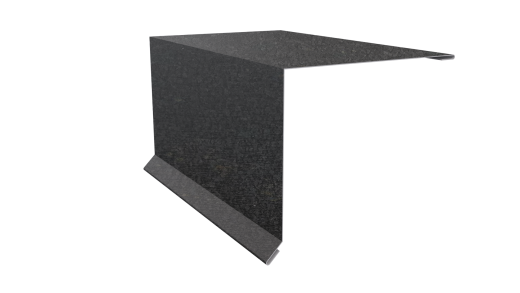 Планка торцевая 120x95x2000 мм, Картэн тёмный