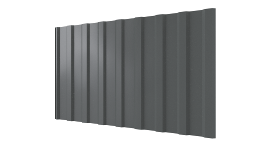 Профнастил С20R 1150/1100x0,4 мм, 7005 мышино-серый глянцевый