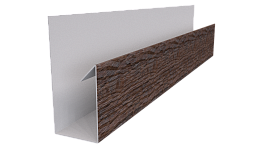 Планка П-образная 30x20x2000 мм, Морёный дуб 3D