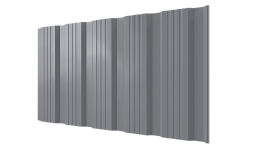 Профнастил К20 1195/1130x0,4 мм эконом, 7040 серое окно глянцевый