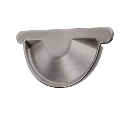 Заглушка торцевая универсальная 125 мм, цинк