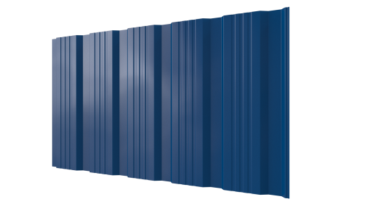 Профнастил К20 1195/1130x0,45 мм, 5005 сигнальный синий глянцевый