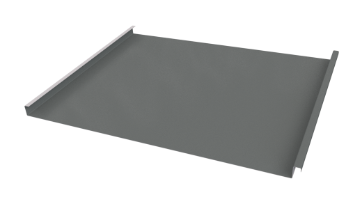 Фальцевая кровля 562/550x0,5 мм, 7005 мышино-серый глянцевый
