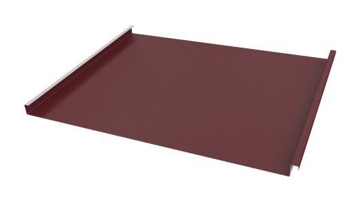 Фальцевая кровля 562/550x0,45 мм, 3005 винно-красный матовый