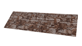 Планка завершающая 65x2000 мм, Дикий камень