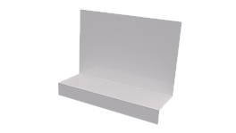 Примыкание боковое фальц 25x65x130 мм, 7047 телегрей 4 глянцевый