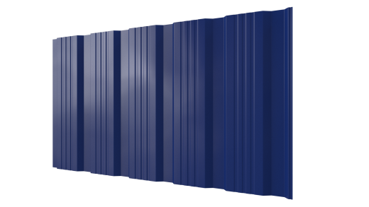 Профнастил К20 1195/1130x0,45 мм, 5002 ультрамариново-синий глянцевый