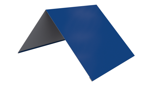 Конёк простой 190x190x2000 мм, 5005 сигнальный синий глянцевый