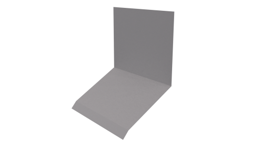 Планка примыкания верхняя к стене фальц 150x130x20 мм, цинк