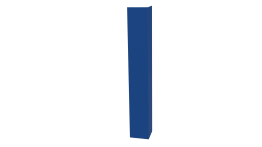 Планка угла наружного 50x50x2000 мм, 5005 сигнальный синий глянцевый