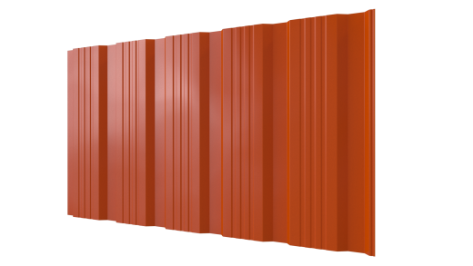 Профнастил К20 1195/1130x0,45 мм, 2004 оранжевый глянцевый