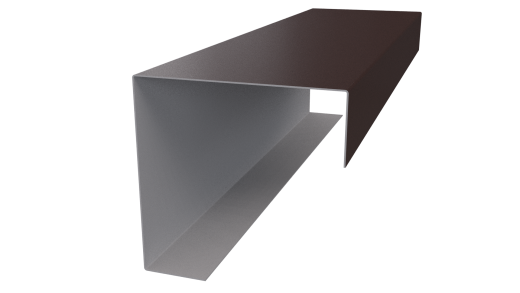Декоративная накладка угловая 20x60x60x20 мм, 8017 шоколадно-коричневый PUR Pruf