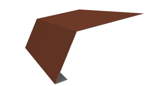 Планка карнизная 100x65x2000 мм, 8004 медно-коричневый глянцевый