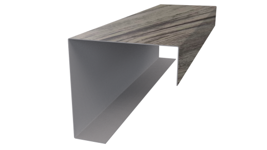 Декоративная накладка угловая 20x60x60x20 мм, Дуб Винтаж 3D