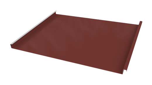 Фальцевая кровля 562/550x0,5 мм, 3009 оксид красный глянцевый