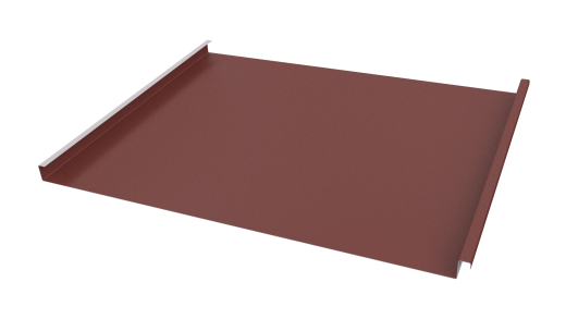 Фальцевая кровля 562/550x0,5 мм, 3009 оксид красный матовый
