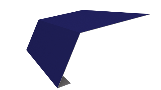 Планка карнизная 100x65x2000 мм, 5002 ультрамариново-синий глянцевый