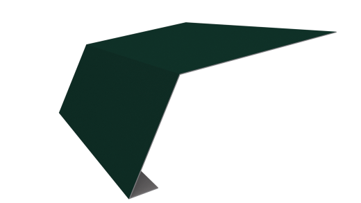 Планка карнизная 100x65x2000 мм, 6005 зеленый мох глянцевый