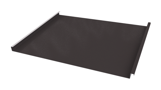 Фальцевая кровля 562/550x0,45 мм, 8019 серо-коричневый глянцевый