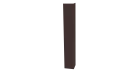 Планка угла наружного 50x50x2000 мм, 8017 шоколадно-коричневый PUR Pruf